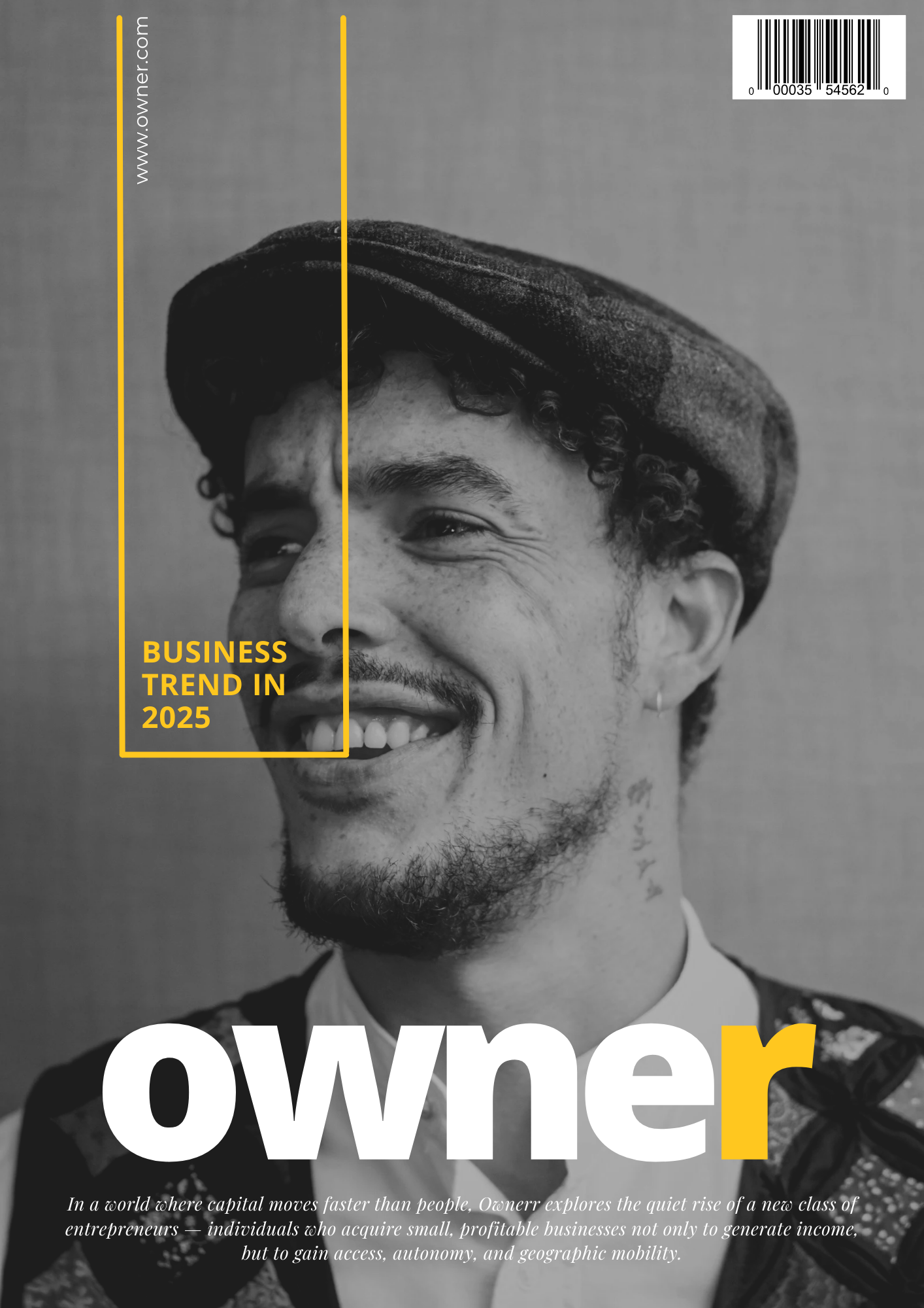 Business Magazine Cover featuring owner trends in 2025