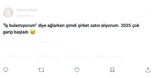Tweet by Gamze Kılıç (@gmzkilc)